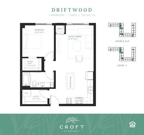 Driftwood Floor Plan at Croft at Rosecott, Minnesota